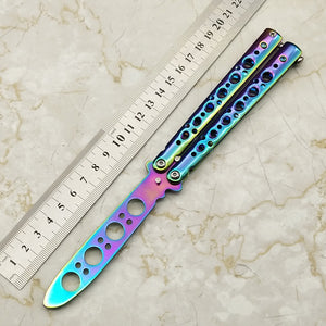 Butterfly Practice Knife Stainless Steel Ornamental