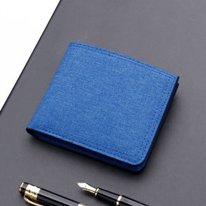 Men's Fashion Simple Short Canvas Wallet