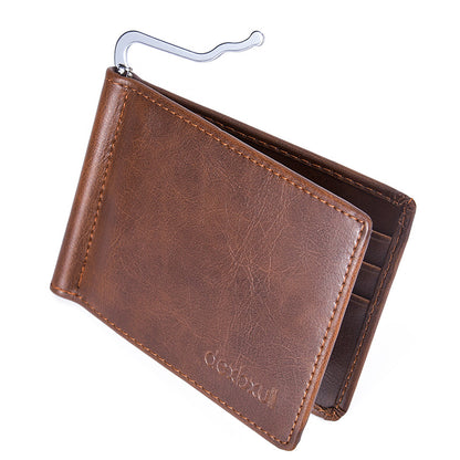 Mens Fashion Simple Vintage Mini Wallet