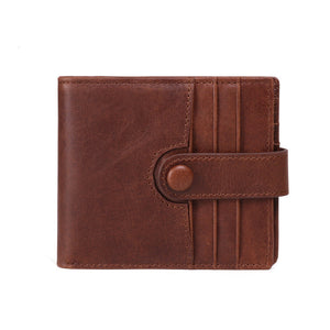 Antimagnetic leather men's wallet