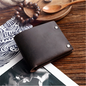 Leather Top Layer Cowhide Horizontal Wallet