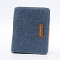 Hot-Selling Men's Short Wallet Student Japanese and Korean Casual Canvas Wallet Horizontal Ultra-thin Simple Wallet Trend