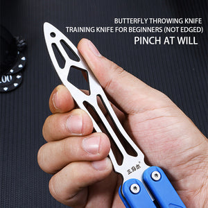 Outdoor Folding Toy With Uncut Butterfly Knife