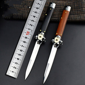 AKC A Folding Knife Outdoor Self-defense Knife Classical Mafia Folding Portable Tactical Knife