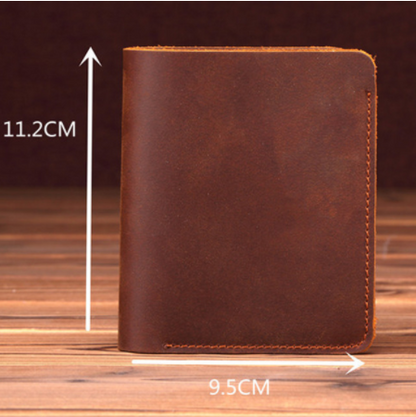 Crazy Horse Leather Handmade Leather Wallet