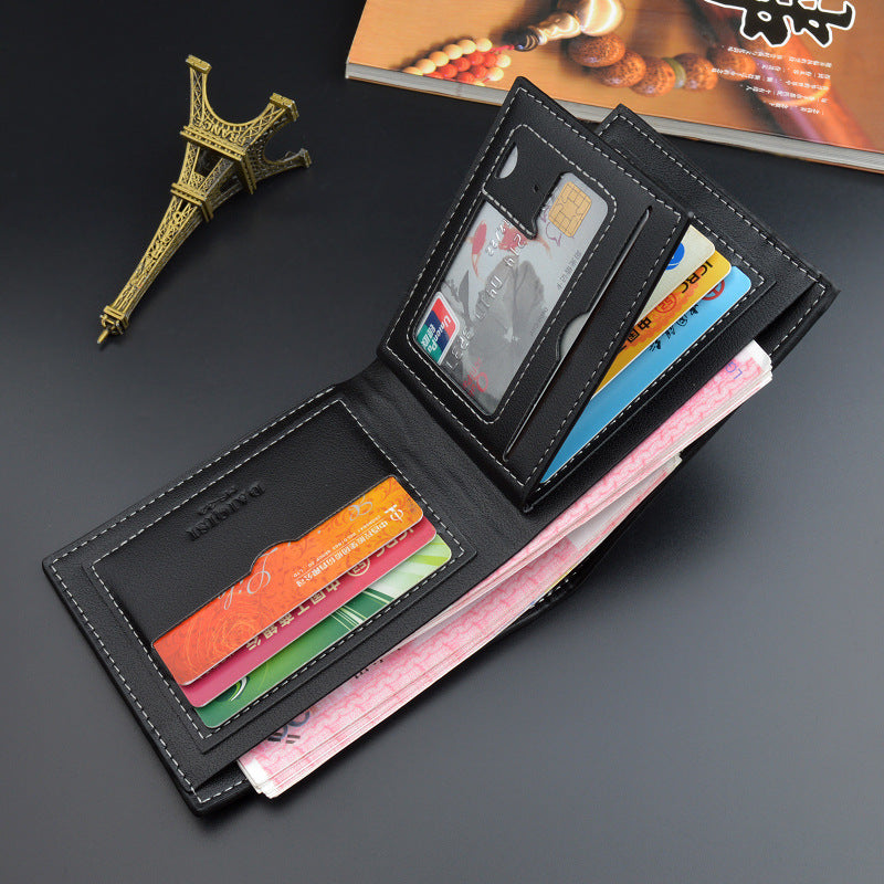 Men's multi-card fashion casual short wallet