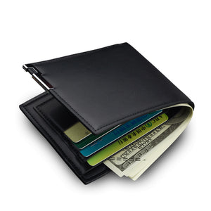 Wholesale men's wallets men's business Money Wallet Business Card Case