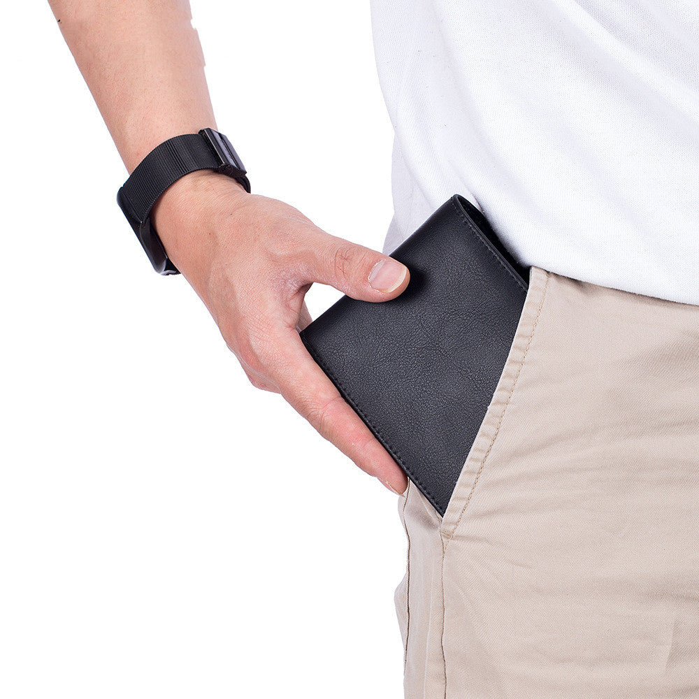 New Men's Fashionable Anti-theft Leather Wallet