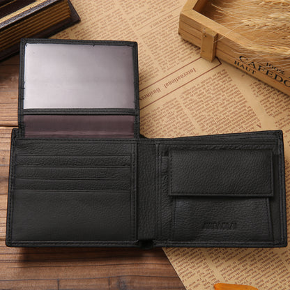 Men's wallet leather wallet coin purse