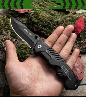 Outdoor Mini Folding Knife High Hardness Self-defense Folding Knife Camping Survival Knife Multi-purpose