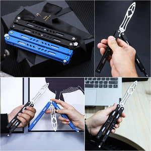 Outdoor Folding Toy With Uncut Butterfly Knife