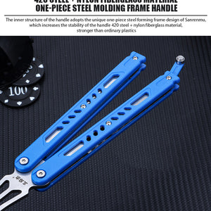 Outdoor Folding Toy With Uncut Butterfly Knife