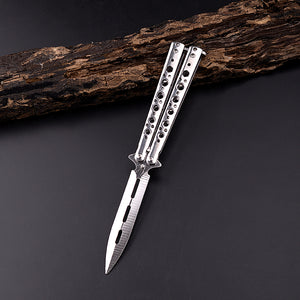 Game Double-pointed Butterfly Folding Knife Tool