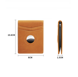 Anti-theft Brush Genuine Leather Men's Wallet