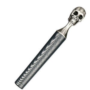 Damascus Skull Pure Handmade Tea Prying Knife