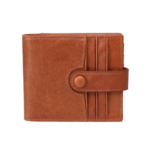 Antimagnetic leather men's wallet