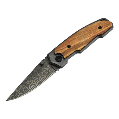 Outdoor Small Folding Knife Forging Steel Camping Fruit Knife