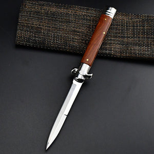 AKC A Folding Knife Outdoor Self-defense Knife Classical Mafia Folding Portable Tactical Knife