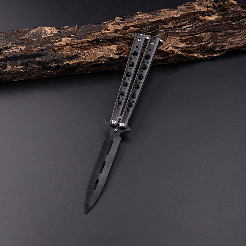 Game Double-pointed Butterfly Folding Knife Tool