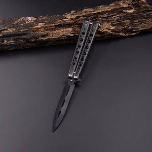 Game Double-pointed Butterfly Folding Knife Tool