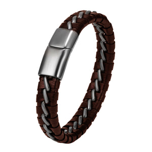 Men's leather bracelet