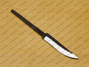 Hunting Nicker Bowie knife blade knife blank one piece steel hand forged. (High Quality Steel Blade Stainless,)