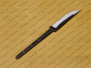 Hunting Nicker Bowie knife blade knife blank one piece steel hand forged. (High Quality Steel Blade Stainless,)