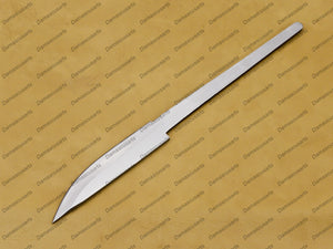 hunting Nicker Bowie knife blade knife blank one piece of steel hand forged. (High Quality Steel Blade Stainless,)