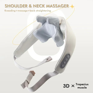 FOREVERLILY - Wireless Shiatsu Neck & Back Massager Shawl