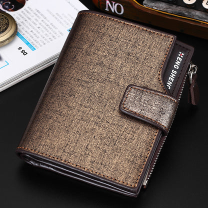 Men's Wallet Vertical Casual Korean Style 30 Off Money Wallet Wallet