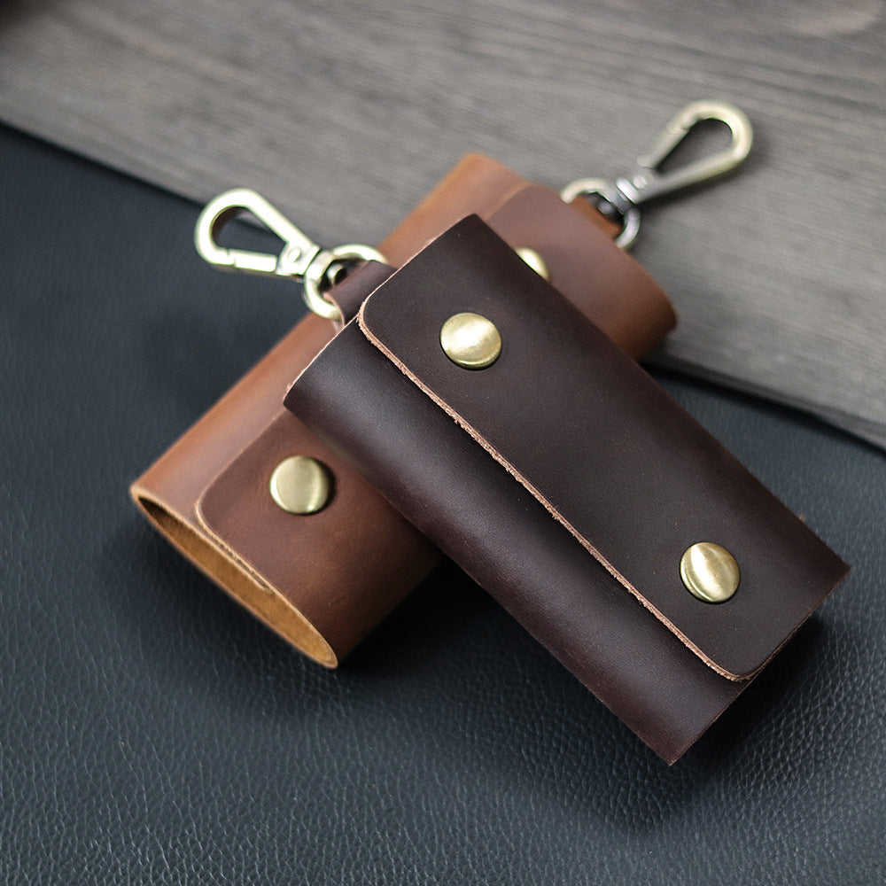 Men Wallet Leather Key Bag Multifunctional Keychain