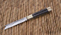 Personalized Custom Handmade D2 Tool Steel Original Filipino Balisong Butterfly Knife Brass Brass with 4500-5000 Year Old Bog Oak Inserts with Leather Sheath