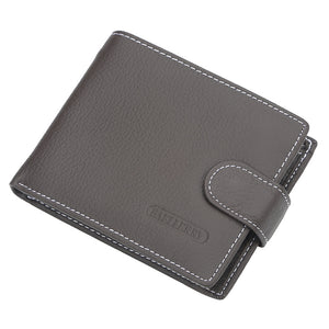 Men Wallet Short Retro Buckle Multifunctional