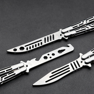 Stainless Steel Butterfly Practice Folding Knife