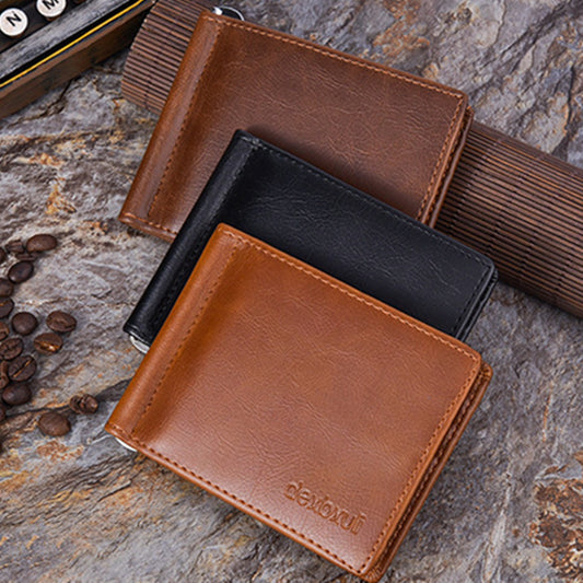 Mens Fashion Simple Vintage Mini Wallet