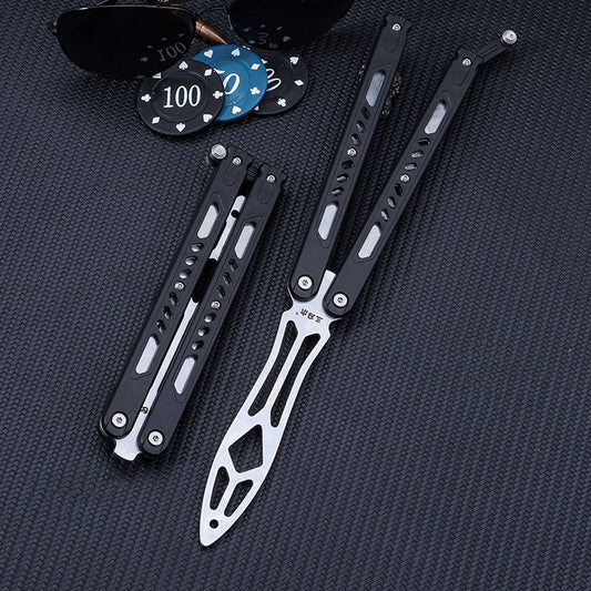 Outdoor Folding Toy With Uncut Butterfly Knife