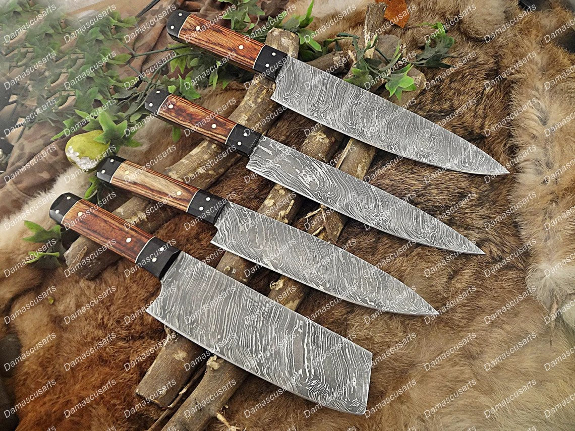 Personalized Custom Handmade Unique Gift for Him Knives Gift Damascus Steel Knives Fixed Blade Knives Best Gift with Leather Sheath