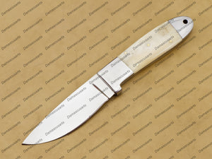 Personalized Custom Handmade 9"mink Knife Handmade Stainless Steel Hunting Knife Inches Blade Made with Leather Sheath